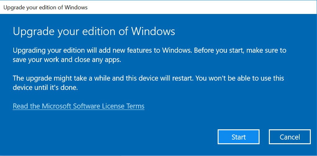 英語版 Windows 10 S Mode を通常日本語版にする